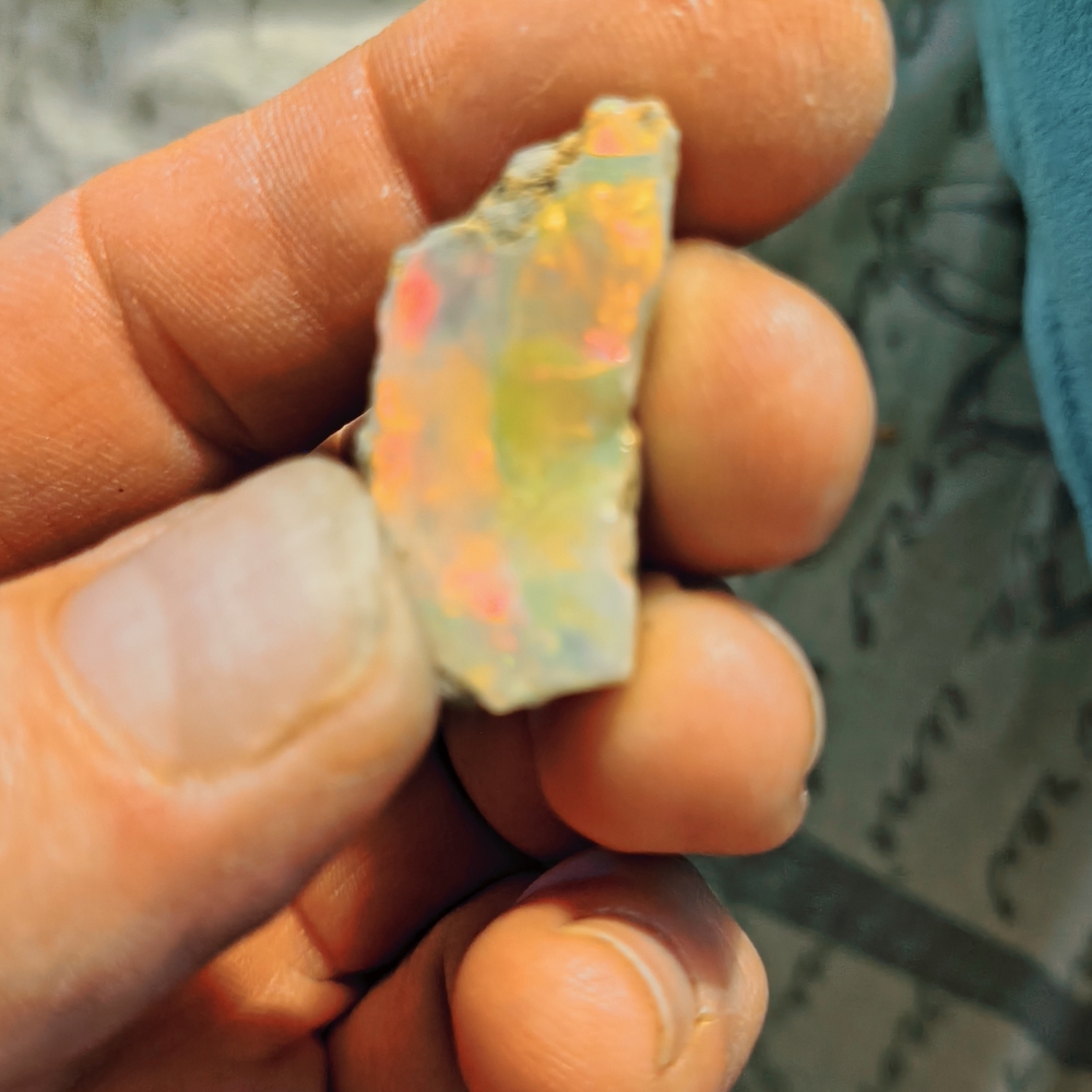 Colorful Opal Gemstone